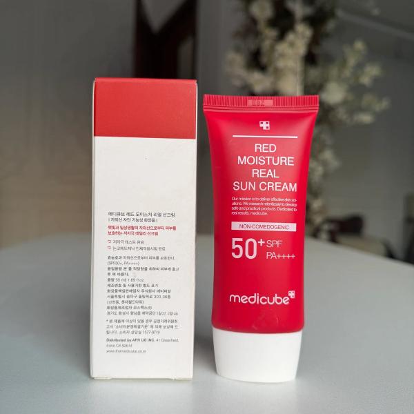 Medicube Red Moisture Real Sun Cream 50+ SPF PA++++